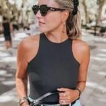 SKIMS Black High Neck Bodysuit A Photo 0