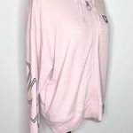 PINK - Victoria's Secret PINK VICTORIA’S SECRET Light Baby Pink Full Zip Hoodie Hooded Jacket Small Photo 7