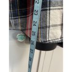 Old Navy Red/White Plaid Flannel Boyfriend Button Up Long Sleeve Shirt Size L Photo 2