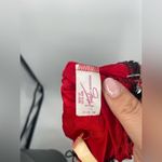 Vintage in cement, red and black fringe,‎ nightgown size medium Photo 4