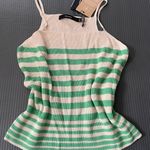 VERO MODA Striped Knit Tank Photo 0