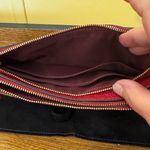 Coach Signature Wristlet in Brown and Red Photo 8