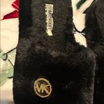 MK Michael Kors Fuzzy House Slides Black Size undefined Photo 5