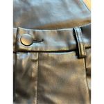 ZARA Womens High Rise Faux Leather Ankle Pants Size XSmall Black Tapered Pleated Photo 5