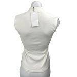 ZARA NEW Women's White Ribbed Knit Sleeveless V Neck Tank Sweater Top Size M Photo 1