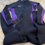 DIVE and SAIL Women’s Wet Suit size S brand new color black and purple Photo 13