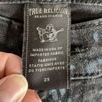 True Religion  Casey Jeans Sz‎ 25 Black & Blue Snakeskin Skinny Stretch Photo 9