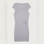 frankie's bikinis  NWT Boulevard Cotton Dress in Hazy Stripe Medium Photo 3