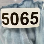 Dip Organic Cotton Maxi Dress Casual Sundress Criss Cross Back Blue Large Blue Photo 8