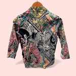 Ralph Lauren Cute paisley floral bright cheery 3/4 sleeve blouse cotton quality Photo 3