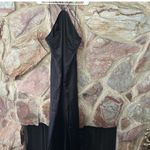 Commense Hold My Pearls Open Back Satin Long Dress size XL Black Photo 2