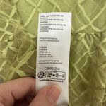 MAEVE x Anthropologie | Green Sheer Embroidered Mesh Babydoll Layering Top, S Photo 8