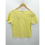 Disney Yellow Tigger Short Sleeve V-Neck 100% Cotton Shirt Women's Size Medium M Photo 1