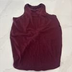Lululemon  Women's Burgundy Sleeveless Tank Top Photo 2