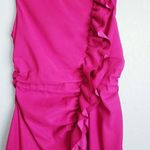 Kay Unger Kay‎ Unger Fuchsia Pink Sleeveless Ruffle Dress Photo 3