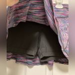 Ideology  Black Multicolor Striped Athletic Skorts Photo 2