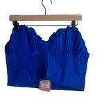 Cult Gaia Andra Corset Top in canal Photo 2