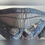 American Eagle  100% Cotton Women's Blue Distressed Denim Shorts Size‎ 10 Photo 6