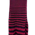 ZARA   Studio Red Black Linen Maxi Long Knit Crochet Dress Sz M Photo 12