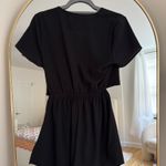 Princess Polly Black Romper Tie Front Photo 3