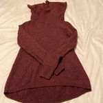 Mossimo szXS/S brownish orangish cowl neck longer in back LS tunic EUC Brown Size XS Photo 1