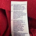 NYDJ Balloon Sleeve V-Neck Women's Pullover Red Sweater Size XL Photo 9