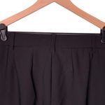 Kay Unger NWT  Scuba Shorts Solid Black Silver Button Front Pockets Belt Loops Photo 3