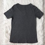 Disney  Beauty and the Beast Short Sleeve Cutout Neck Graphic T-Shirt Gray Medium Photo 7