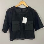 Endless Rose open Knit Crop Top Photo 0