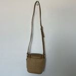 Etienne Aigner Crossbody Bag Woven Metallic Gold Adjustable Strap Vintage Photo 2