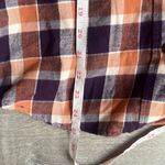 Pact NEW  currant plaid mila flannel organic cotton shirt Photo 8