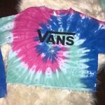Vans  tie dye crop sweatshirt sz Large Photo 2