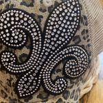 Cute cheetah fleur de lis hat Tan Photo 1