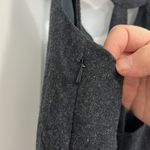 Silence + Noise  Medium Gray Wool Blend Open Back Tank Dress with Pockets Photo 11