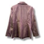 Amanda Uprichard Metallic Blazer Size Large Purple Aldridge Haze Partywear Photo 3