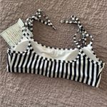 Southern Tide NWT Seaside Adventure Stripe Bikini Top in Navy & White Photo 2
