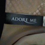 Adore Me  Bra 44G Underwire Padded Lace Trim Racer Back Front Hook in Black Photo 10