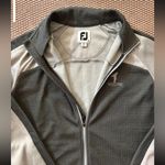 FootJoy Golf Jacket Womens Full Zip Mock Collar Thumbholes‎ Hazeltine Logo Sz S Photo 2