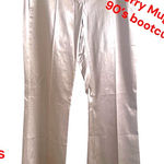 Thierry Mugler satin wide leg pants 90’s vintage Gold Size 10 Photo 1