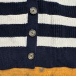 Old Navy OLD‎ NAVY V-neck Lightweight Shaker-Stitch Cardigan Sweater Stripes Women's XS Photo 2