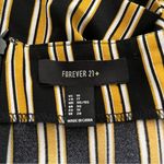 Forever 21  Striped Mini Skirt Gold Black Ties 1X Photo 4