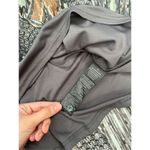 Summum Midi Dress with Ikat print Long Sleeve Flowy Boho Cinched Tie Waist S Black Photo 10