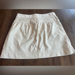 Athleta  Cream Corduroy Skirt - Size 10 Photo 1