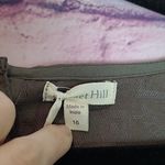 Garnet Hill  ORGANIC COTTON TEXTURED PATTERNED TIE SLEEVE SHIRT DRESS 16 NWT Photo 13