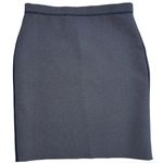 J. McLaughlin  Halle Reversible Skirt Navy Scuba Preppy Resort Coastal Size S Photo 1