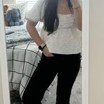 H&M White Blouse Photo 3