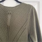 Merona XXL Womens Sweater Olive Green V-Neck Knit Oversized Pullover Photo 7