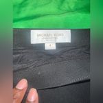 Michael Kors  Collection Black Side Slit Midi 100% Wool Skirt size 4 Photo 5