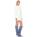 Lovers + Friends  FRANKIE MINI DRESS BONE WHITE SIZE SMALL MSRP $228 Photo 3