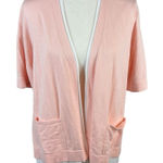 Isaac Mizrahi  Elbow Sleeves Layered Cardigan with Pockets Size Large Photo 0